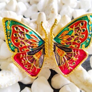 Multicolor Butterfly Earrings